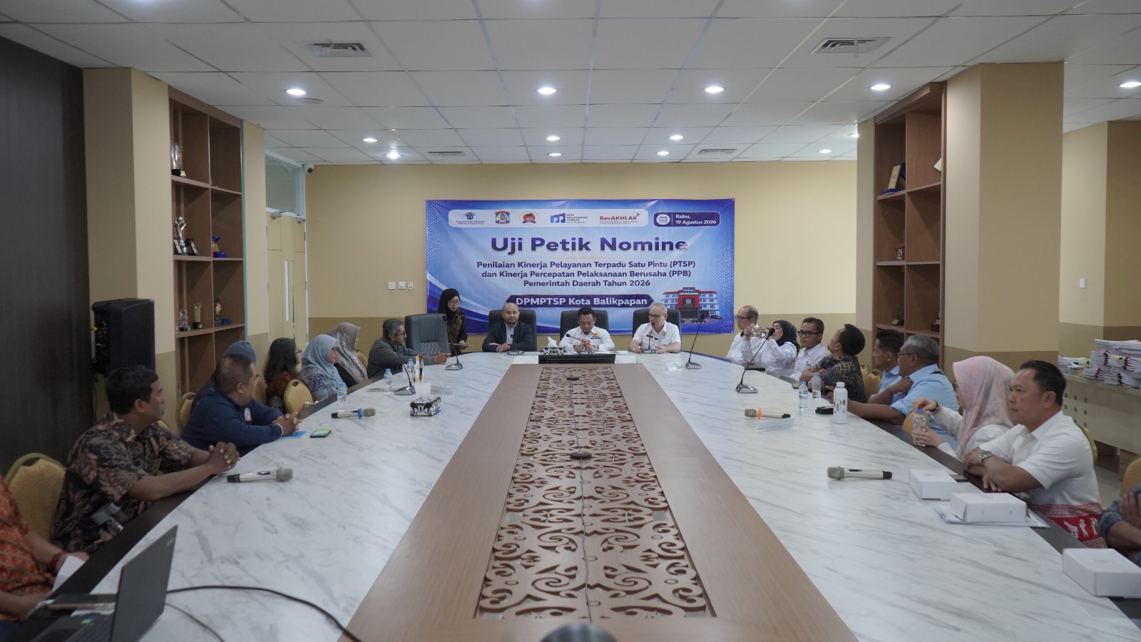 Pelaksanaan Uji Petik Nomine Penilaian Kinerja PTSP dan PPB Pemda Tahun 2026 di DPMPTSP Kota Balikpapan